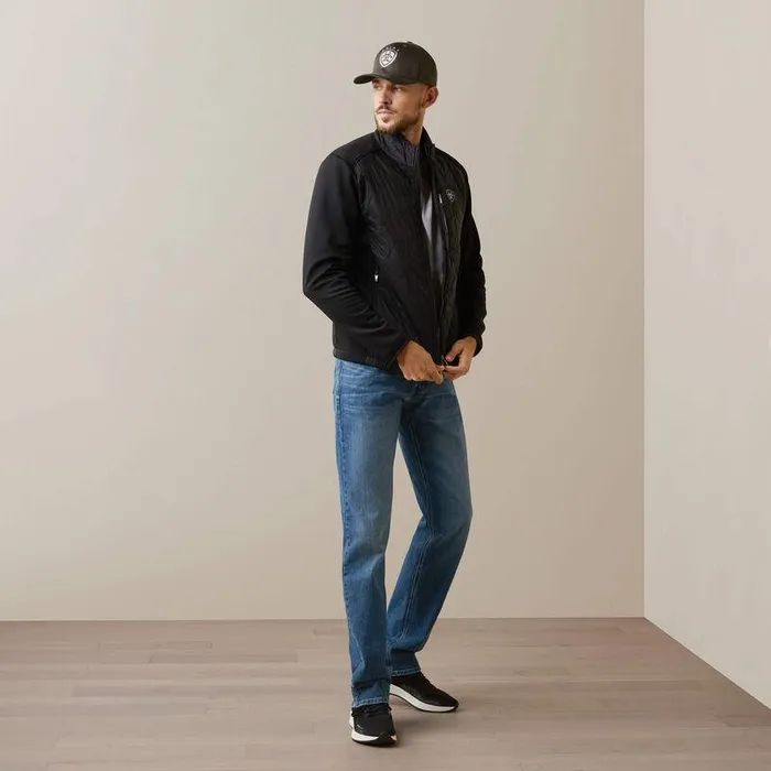 Men Jackets and Vests Ariat Fusion Insulated Jacket Black