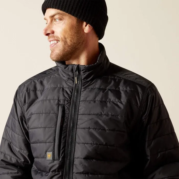 Men Jackets and Vests Ariat Rebar Cordura Ripstop Lightweight Insulated Jacket Black Men Jackets and Vests Ariat Rebar Cordura Ripstop Lightweight Insulated Jacket Black