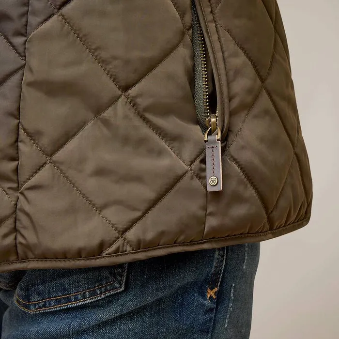 Men Jackets and Vests Ariat Woodside Vest Earth Men Jackets and Vests Ariat Woodside Vest Earth