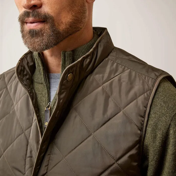 Men Jackets and Vests Ariat Woodside Vest Earth Men Jackets and Vests Ariat Woodside Vest Earth