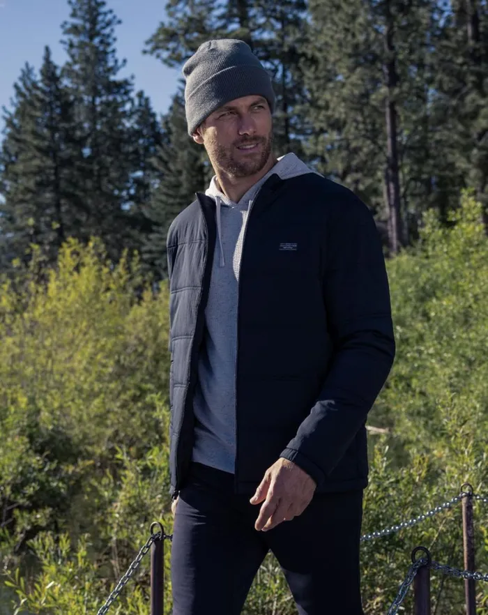 Men Jackets TravisMathew PALISADES PUFFER JACKET Black