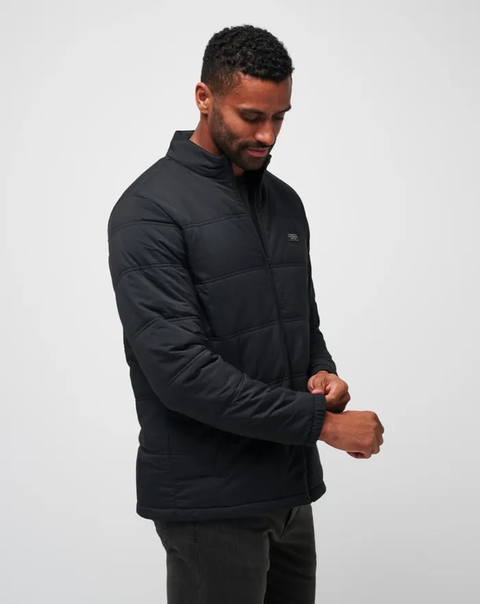 Men Jackets TravisMathew PALISADES PUFFER JACKET Black