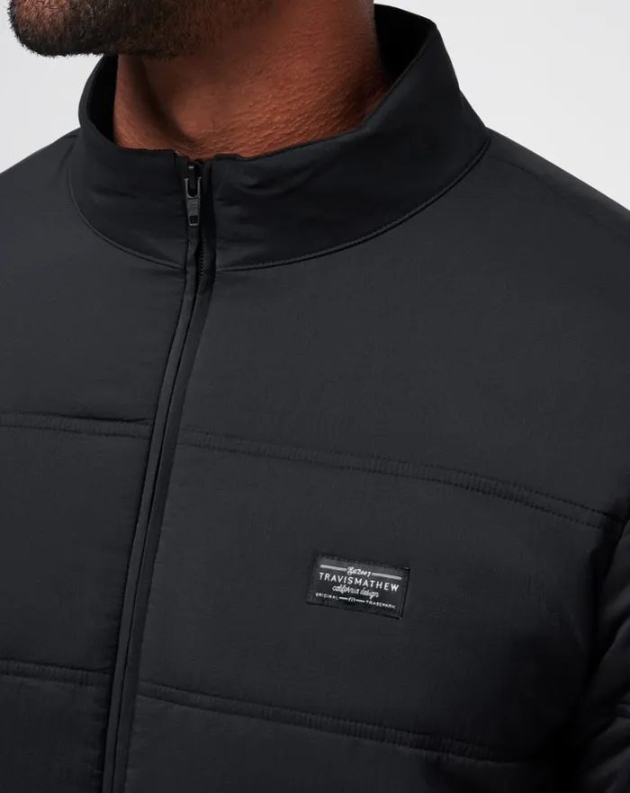 Men Jackets TravisMathew PALISADES PUFFER JACKET Black