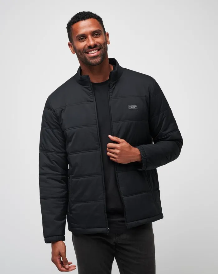 Men Jackets TravisMathew PALISADES PUFFER JACKET Black