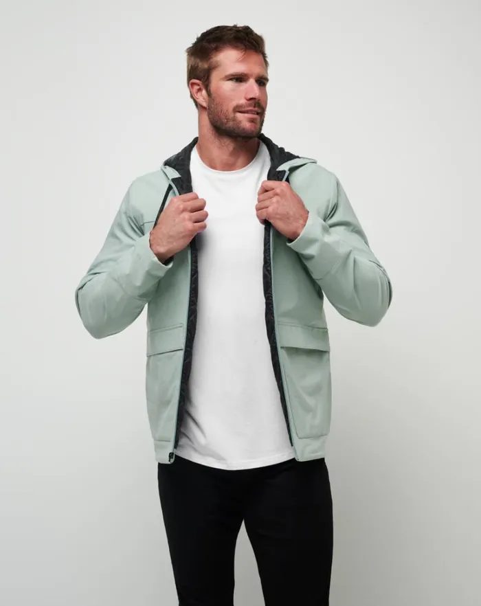 Men Jackets TravisMathew SCENIC ROAD JACKET Jadeite