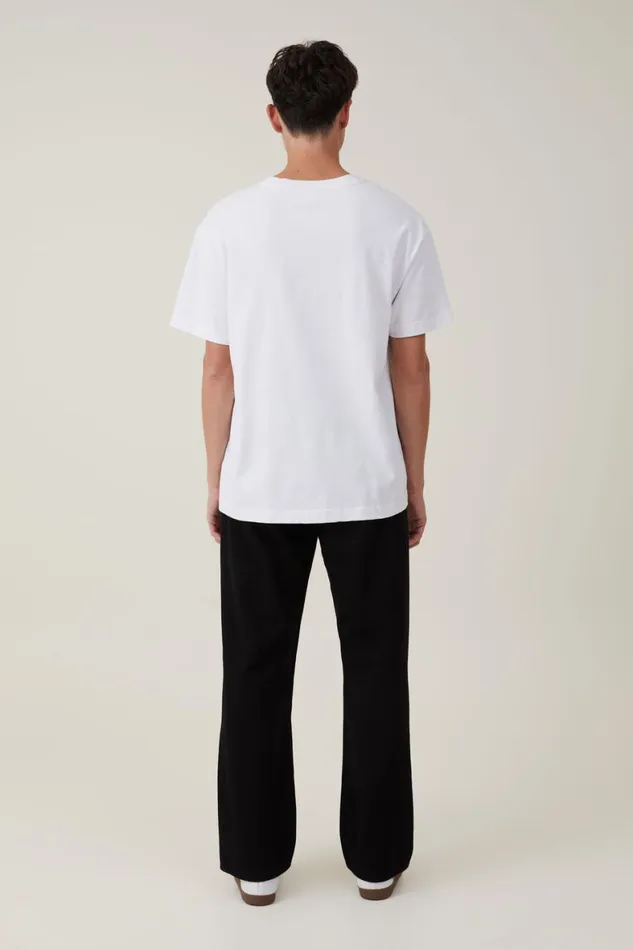 Men Jeans Cotton On Relaxed Boot Cut Jean Heartbreaker Black