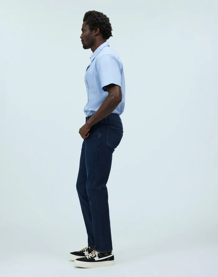 Men Jeans Madewell Athletic Slim Jeans COOLMAX Denim Edition Chapman Wash