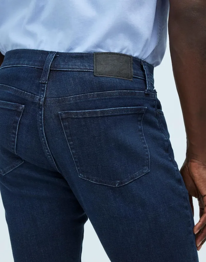 Men Jeans Madewell Athletic Slim Jeans COOLMAX Denim Edition Chapman Wash