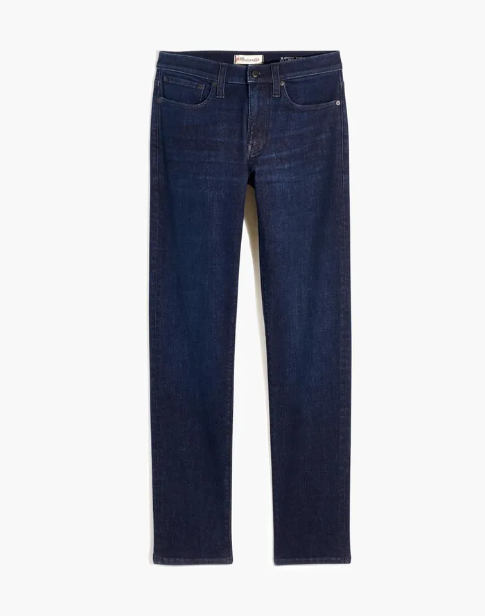 Men Jeans Madewell Athletic Slim Jeans COOLMAX Denim Edition Chapman Wash