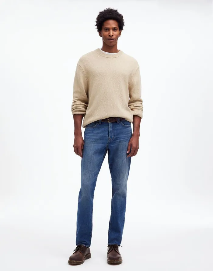 Men Jeans Madewell Athletic Slim Jeans Dawning Wash
