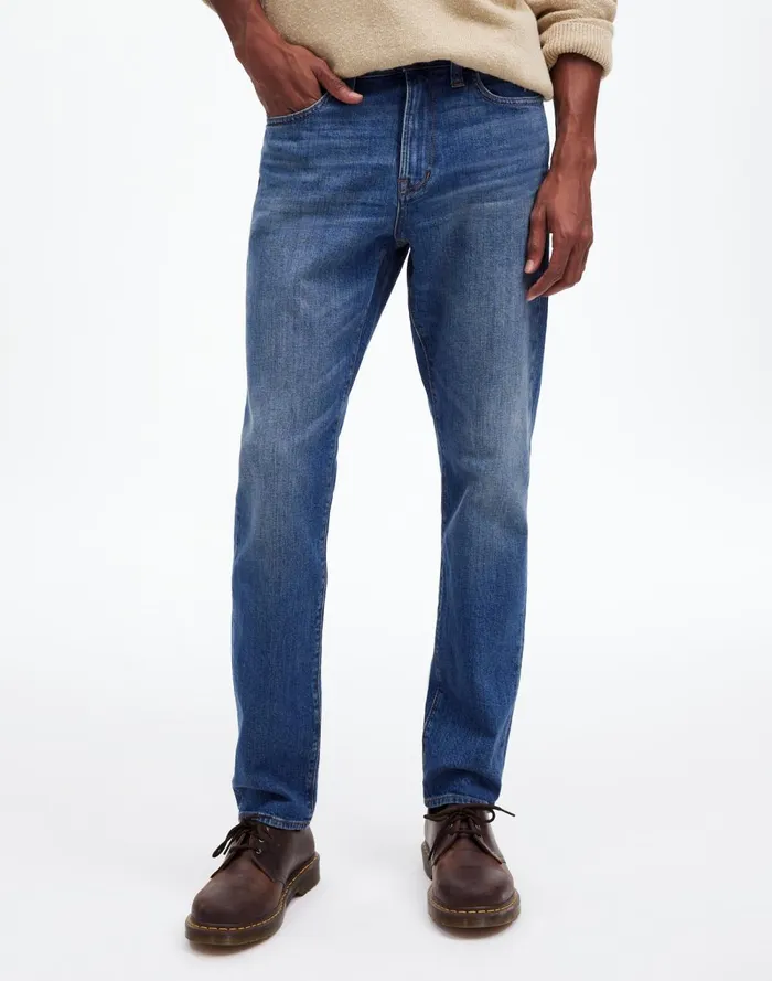 Men Jeans Madewell Athletic Slim Jeans Dawning Wash