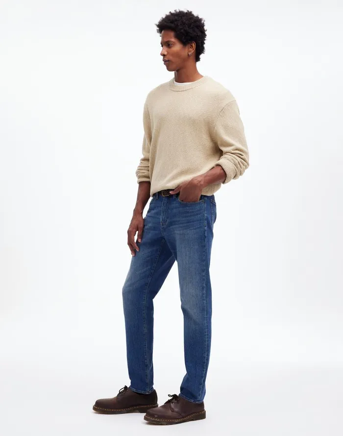Men Jeans Madewell Athletic Slim Jeans Dawning Wash