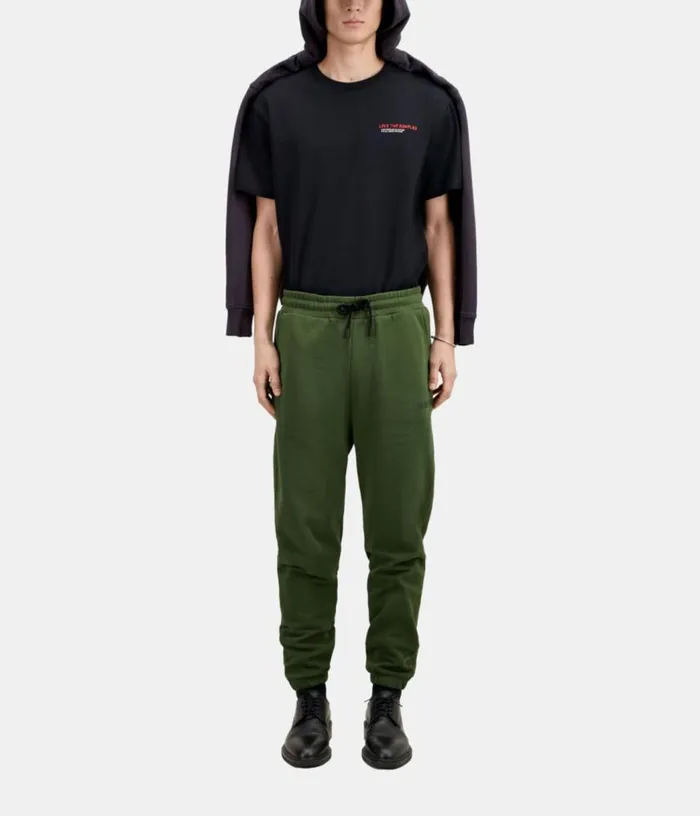 Men Khaki Logo Tracksuit Trousers THE KOOPLES Sweatshirts and Sweatpants