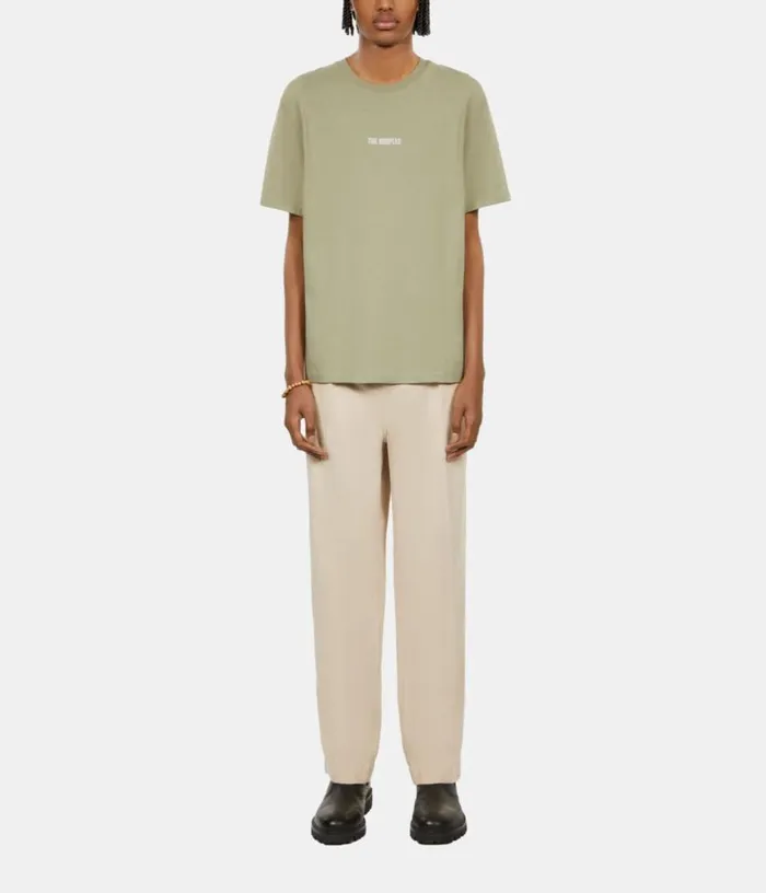Men Light Green Tshirt With Logo Serigraphy THE KOOPLES Tshirts