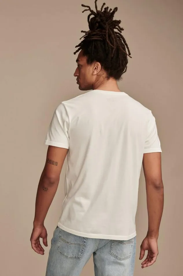 Men Lucky Brand Graphic Tees Miller Lite Beard Marshmallow Men Lucky Brand Graphic Tees Miller Lite Beard Marshmallow