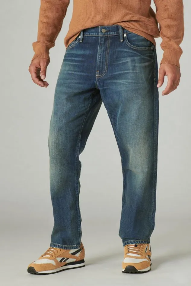 Men Lucky Brand Jeans 410 Athletic Straight Guinness Jean Masterbrew