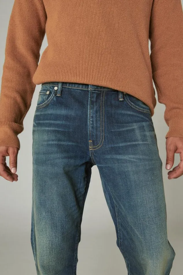 Men Lucky Brand Jeans 410 Athletic Straight Guinness Jean Masterbrew