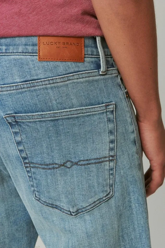 Men Lucky Brand Jeans 410 Athletic Straight Premium Coolmax Stretch Jean Polaris