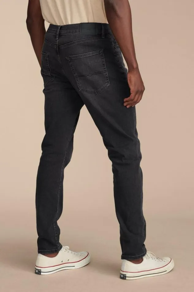 Men Lucky Brand Jeans 411 Athletic Taper Advanced Stretch Jean Black Lake