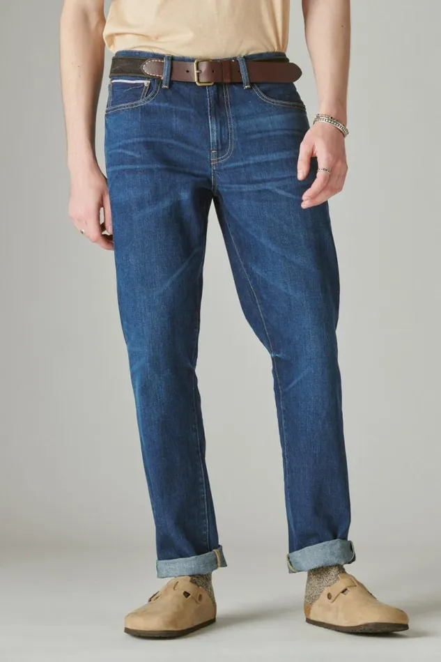 Men Lucky Brand Jeans Lucky Legend 410 Athletic Straight Jean Bouton