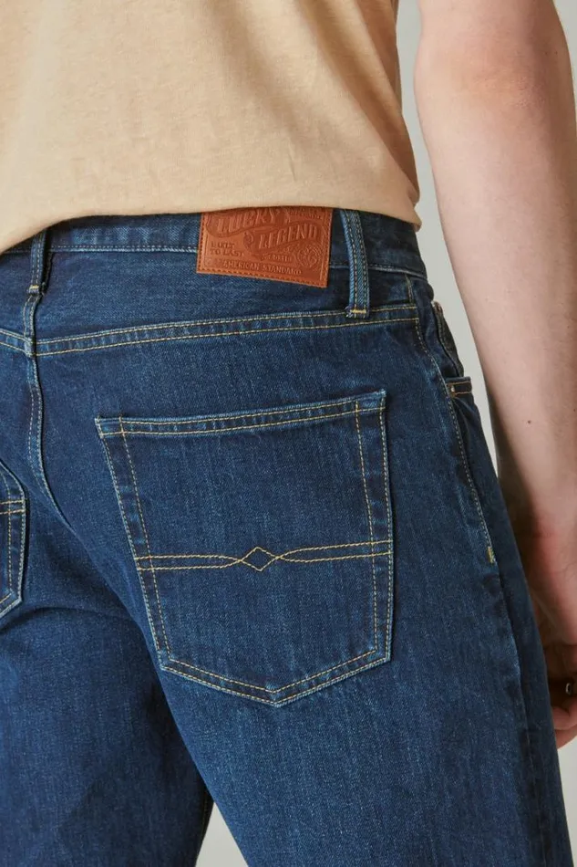 Men Lucky Brand Jeans Lucky Legend 410 Athletic Straight Jean Bouton