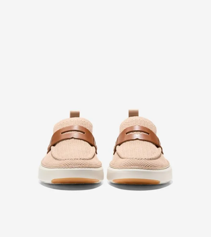 Men Men039s GRANDPR TOPSPIN STITCHLITE PE Beige Cole Haan Loafers and Drivers