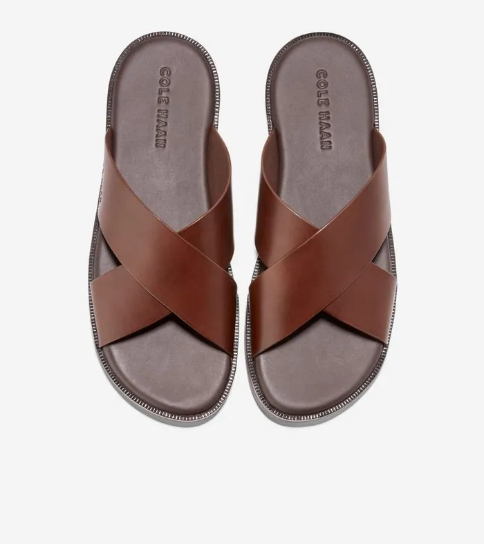 Men Men039s NANTUCKET CROSS STRAP SANDAL Brown Cole Haan Sandals Men Men039s NANTUCKET CROSS STRAP SANDAL Brown Cole Haan Sandals