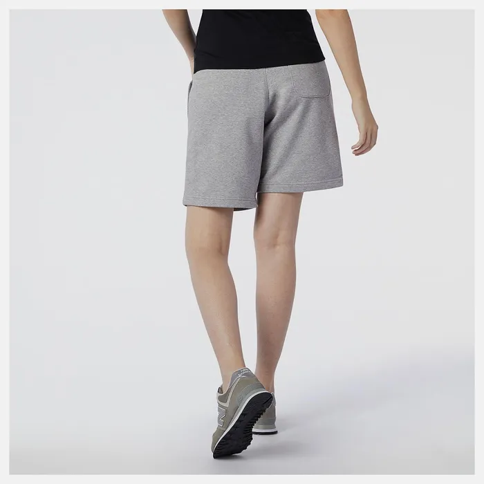 Men NB Essentials Stacked Logo Short Athletic Grey New Balance Shorts