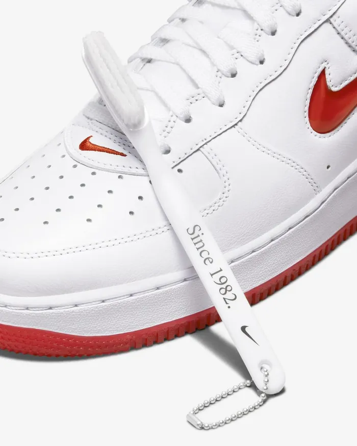 Men Nike All Shoes Air Force 1 Low Retro Whiteuniversity Red