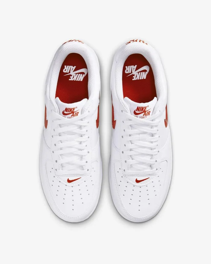 Men Nike All Shoes Air Force 1 Low Retro Whiteuniversity Red