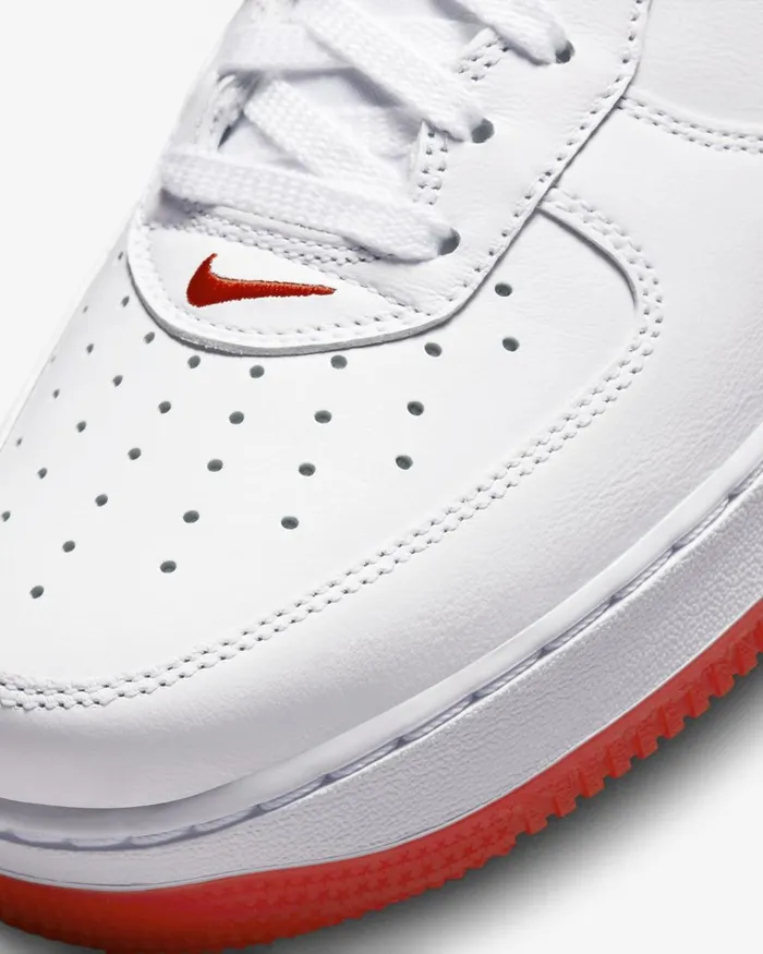 Men Nike All Shoes Air Force 1 Low Retro Whiteuniversity Red