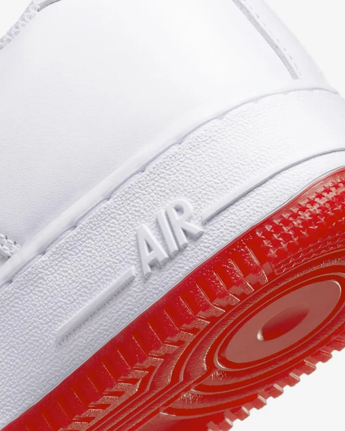 Men Nike All Shoes Air Force 1 Low Retro Whiteuniversity Red