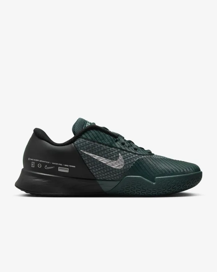 Men Nike All Shoes NikeCourt Air Zoom Vapor Pro 2 Premium Blackdeep Jungleclear Jademulticolour