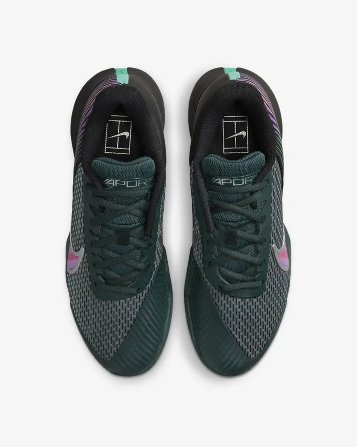 Men Nike All Shoes NikeCourt Air Zoom Vapor Pro 2 Premium Blackdeep Jungleclear Jademulticolour
