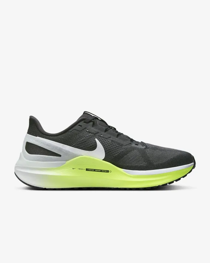 Men Nike All Shoes Structure 25 Anthracitevoltpure Platinumwhite