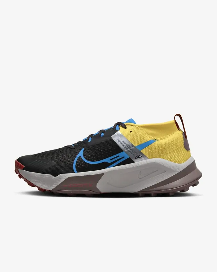 Men Nike All Shoes Zegama Blackvivid Sulphurtrack Redlight Photo Blue