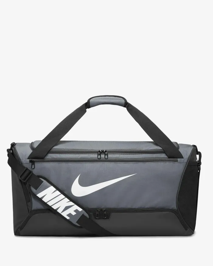 Men Nike Bags And Backpacks Brasilia 95 Iron Greyblackwhite