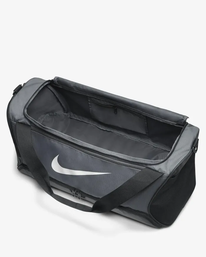 Men Nike Bags And Backpacks Brasilia 95 Iron Greyblackwhite