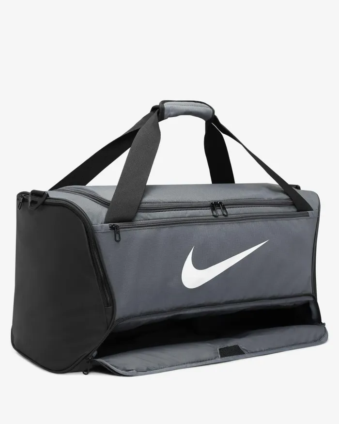 Men Nike Bags And Backpacks Brasilia 95 Iron Greyblackwhite