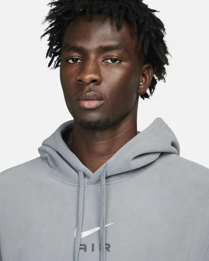 Men Nike Hoodies And Sweatshirts Air Cool Grey