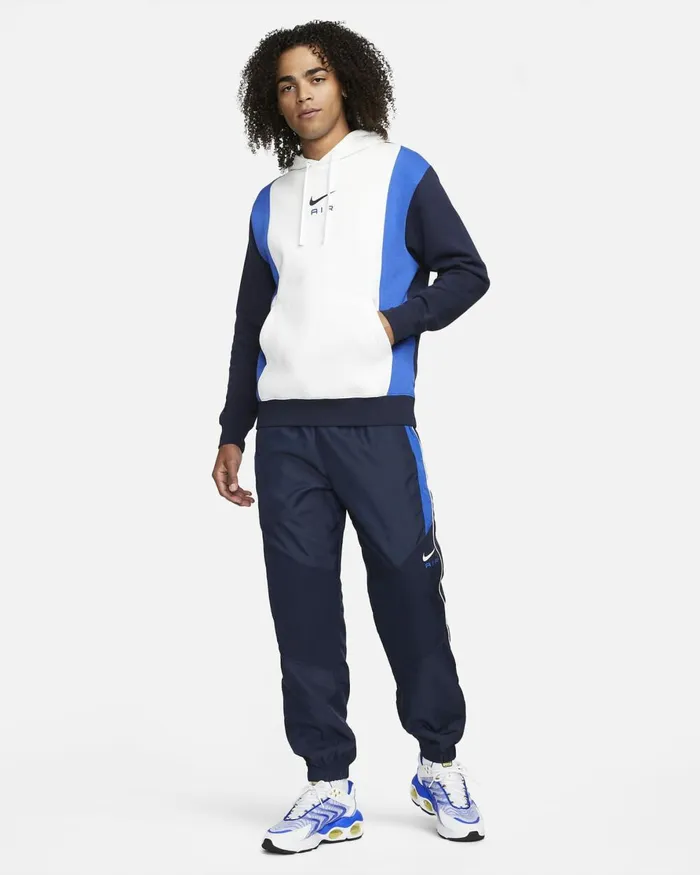 Men Nike Hoodies And Sweatshirts Air Summit Whiteobsidiangame Royal