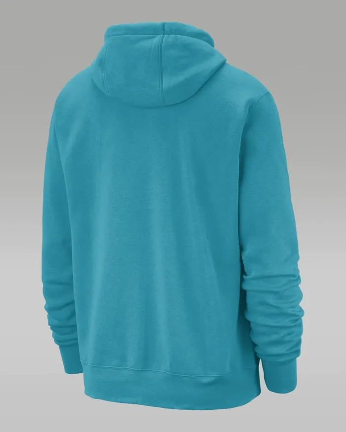 Men Nike Hoodies And Sweatshirts Charlotte Hornets Club Fleece City Edition Rapid Teal