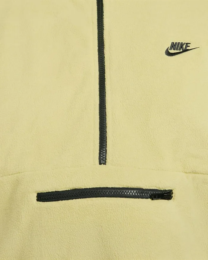 Men Nike Hoodies And Sweatshirts Club Fleece Buff Goldblack