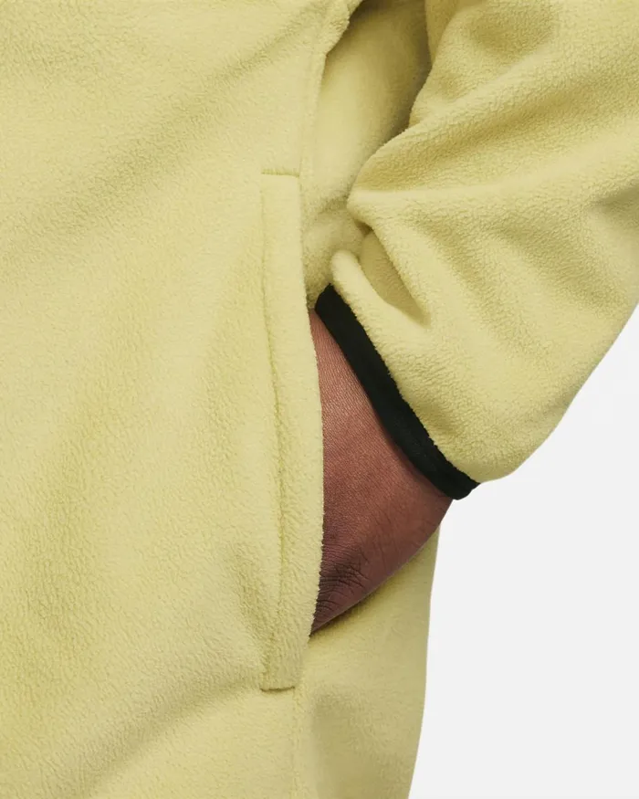 Men Nike Hoodies And Sweatshirts Club Fleece Buff Goldblack