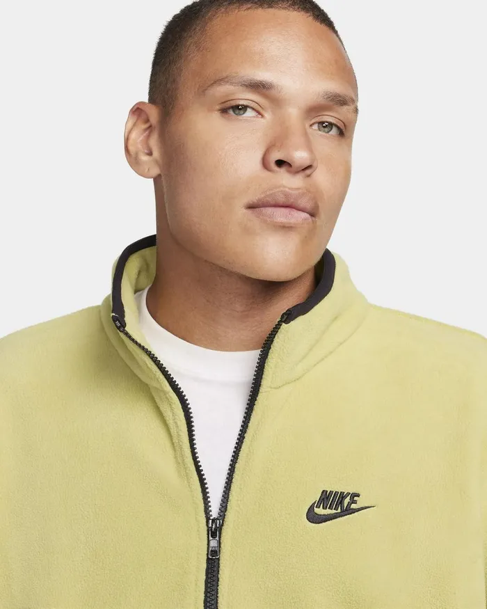 Men Nike Hoodies And Sweatshirts Club Fleece Buff Goldblack