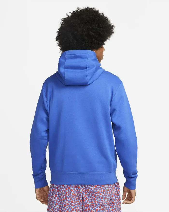 Men Nike Hoodies And Sweatshirts Club Fleece Game Royalgame Royal