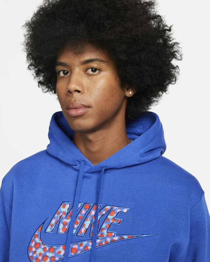 Men Nike Hoodies And Sweatshirts Club Fleece Game Royalgame Royal