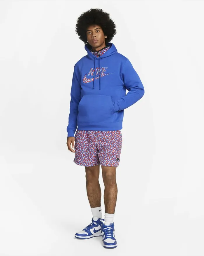 Men Nike Hoodies And Sweatshirts Club Fleece Game Royalgame Royal