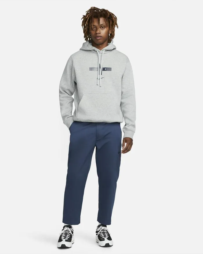 Men Nike Hoodies And Sweatshirts England National Team Club Dark Grey Heatherobsidian