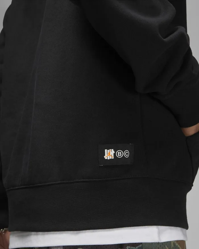Men Nike Hoodies And Sweatshirts Jordan X UNDEFEATED Black